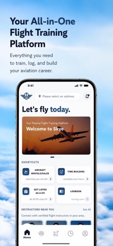 Skye Aviation iPhone screenshot