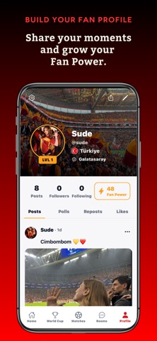 Ultras - Fan Social Media iPhone screenshot