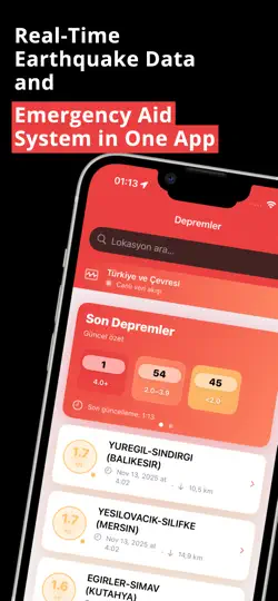 Deprem: Acil GüvendeKal iPhone Ekran Görüntüsü 1