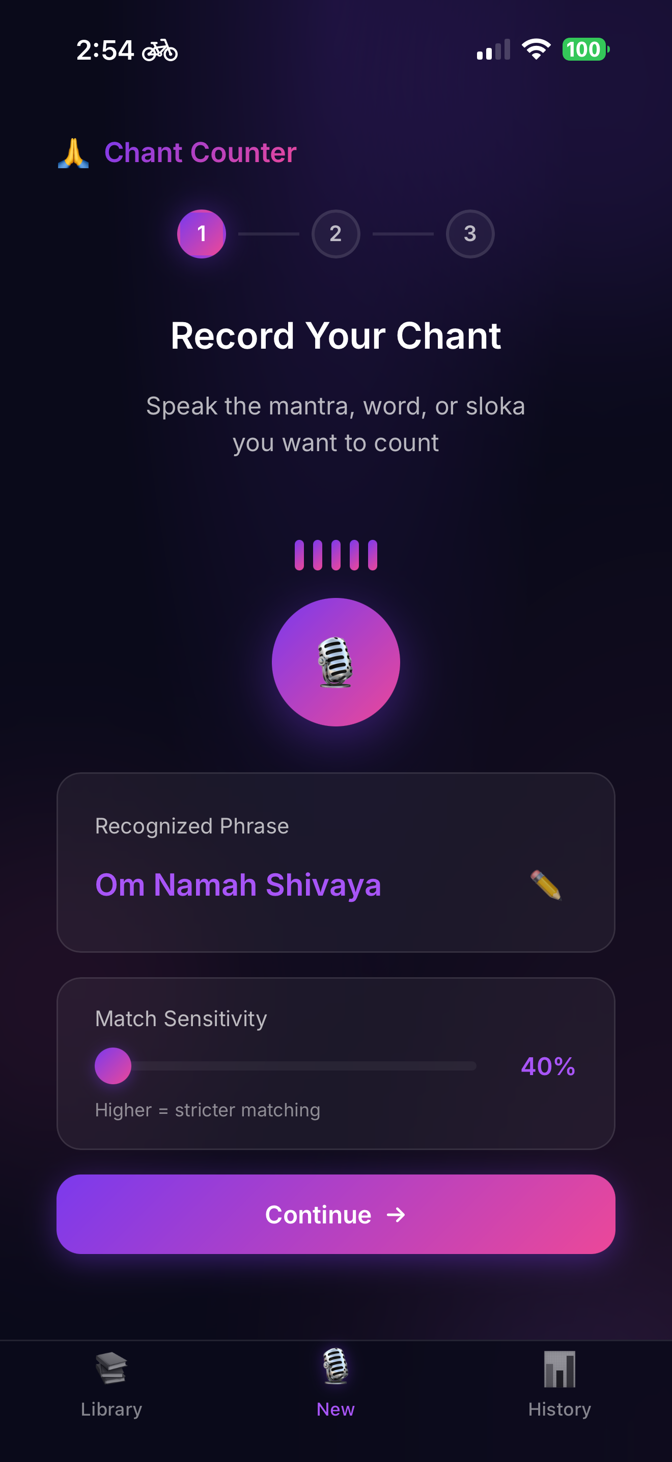Chant Counter