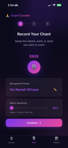 Chant Counter screenshot
