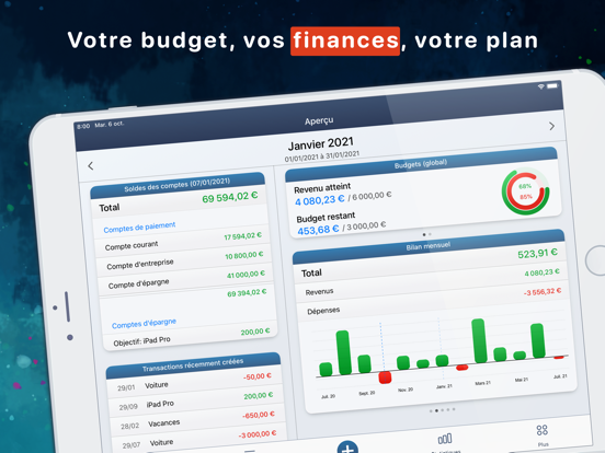 Screenshot #4 pour MoneyStats - Dépense et Budget