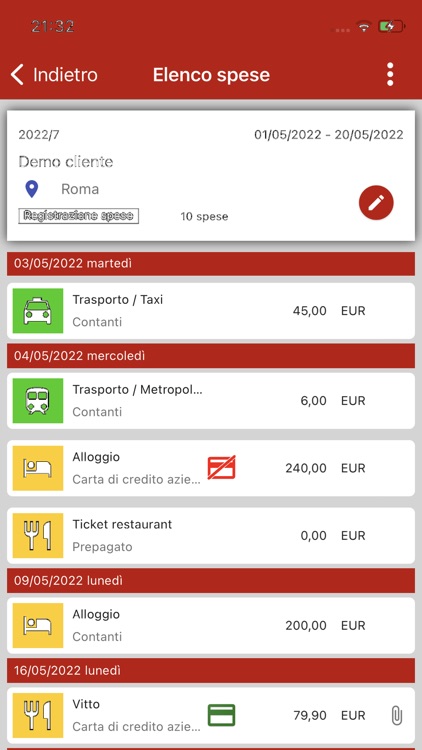 GSD Gestione Spese Dipendenti