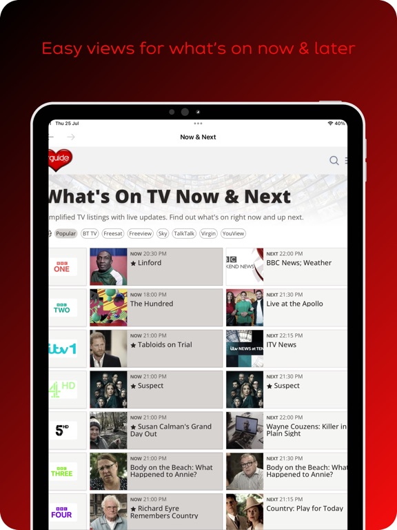 Screenshot #6 pour TVGuide.co.uk TV Guide