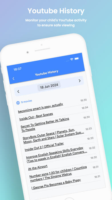 Parental Control App NannyHere Screenshot