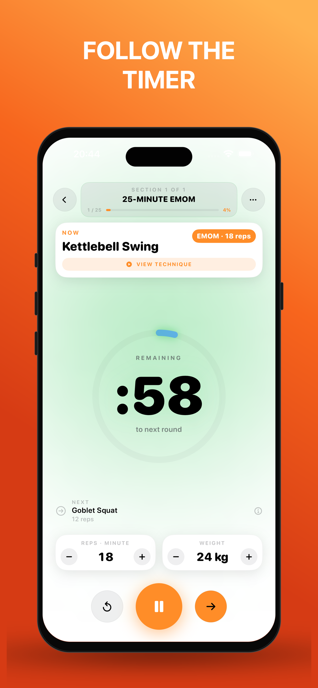 Bellring: Kettlebell Workout screenshot 4