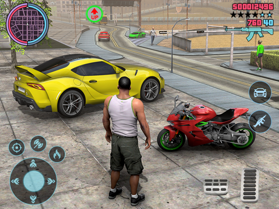 Police Gangster Town Mafia War iPad screenshot 2 - Games app