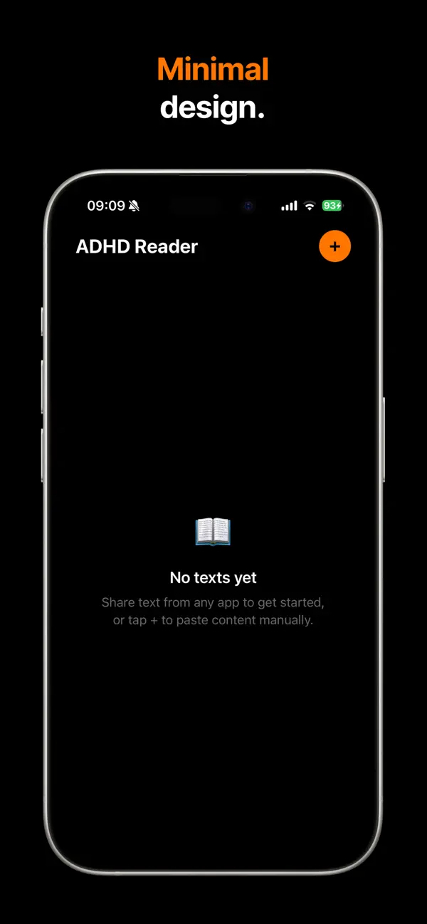 Screenshot #1 pour ADHD - Reader