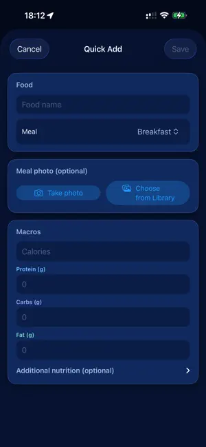 MacroLoggerApp screenshot 3