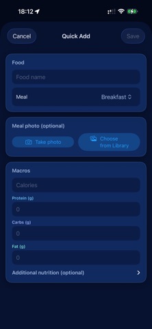 MacroLoggerApp Screenshot 3 of 6