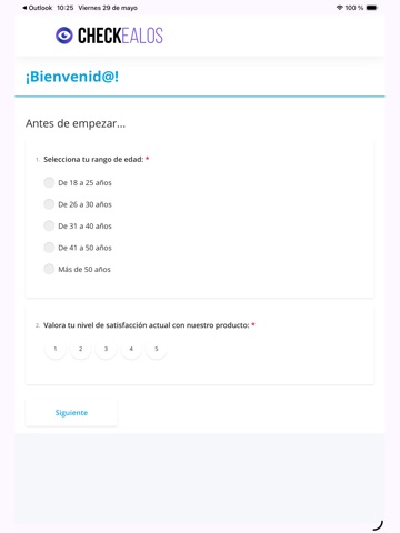 Checkealos Live iPad screenshot