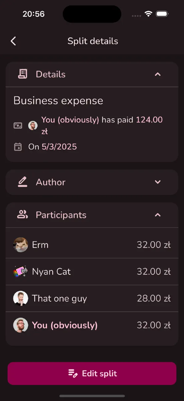 #6. Split.rest (iOS) โดย: Jakub Piasecki