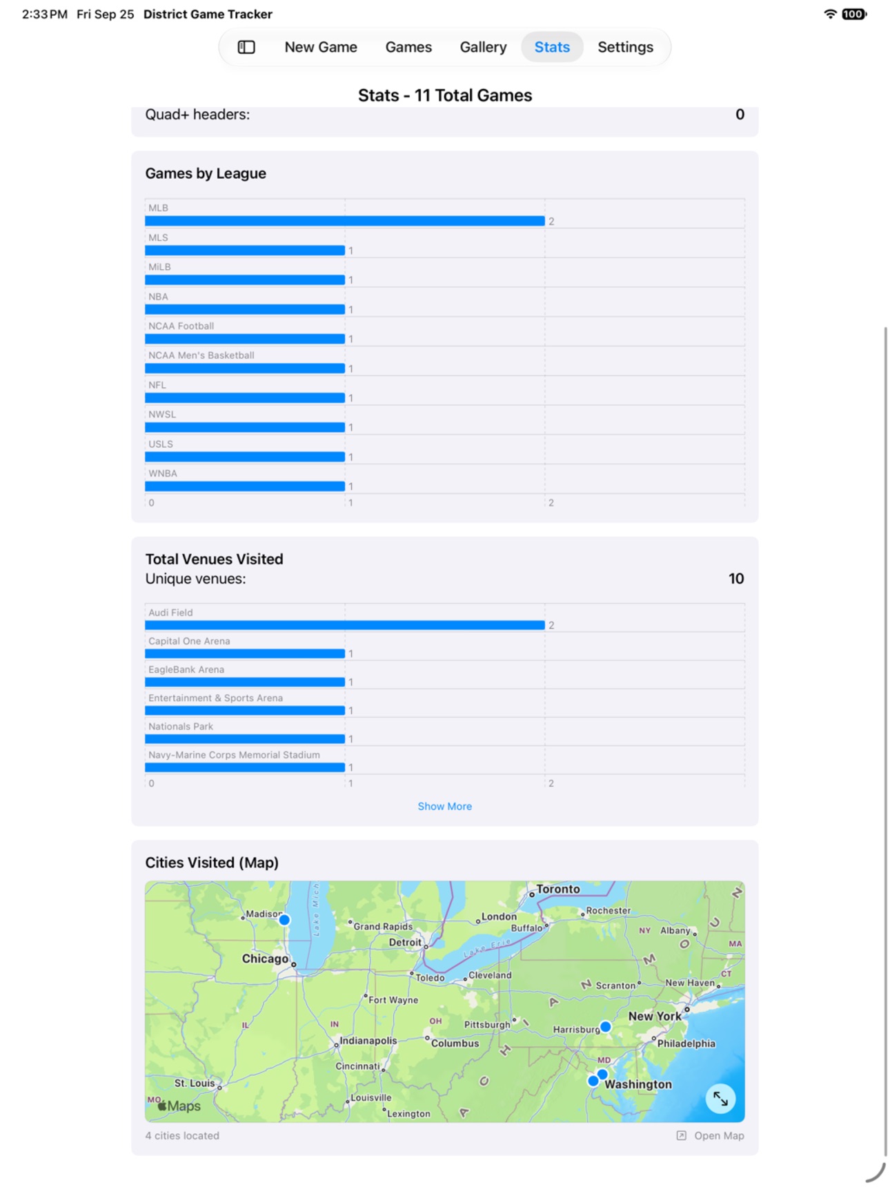 Screenshot 11 of District Game Tracker