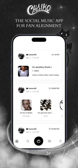 Chaiko – Music Social App screenshot 1