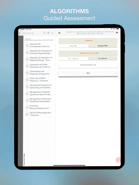 Gynecology Obstetrics Ob-Gyn iPad screenshot 4 - Medical app