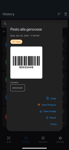 QR-Code Scanner and Generator Screenshot 4 of 10