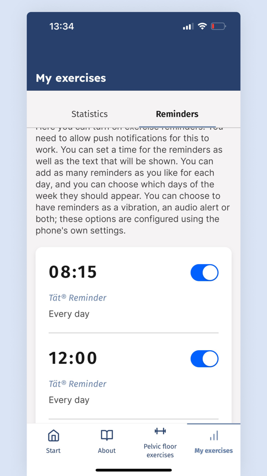 #4. Tät-m Pelvic floor exercises (iOS) 由: eContinence AB