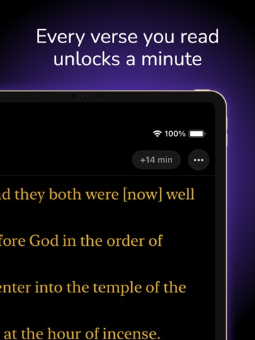 Bible Break: Screen Time Limit iPad screenshot
