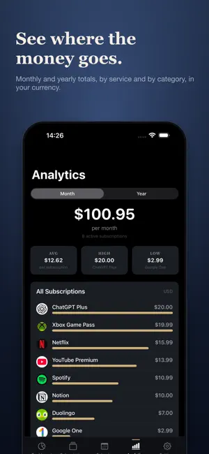 SubsTracker AI screenshot 4