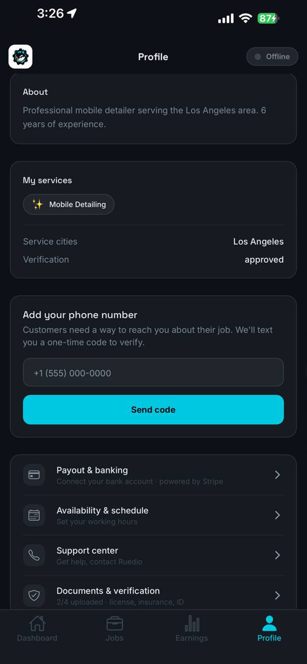 Ruedio Task screenshot 3