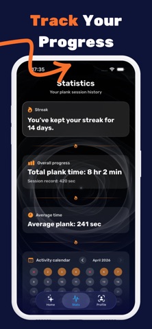 PlankyFit: Daily Plank Timer Screenshot 4 of 4