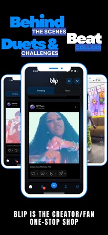 BLIP — Don’t just post. Host. screenshot