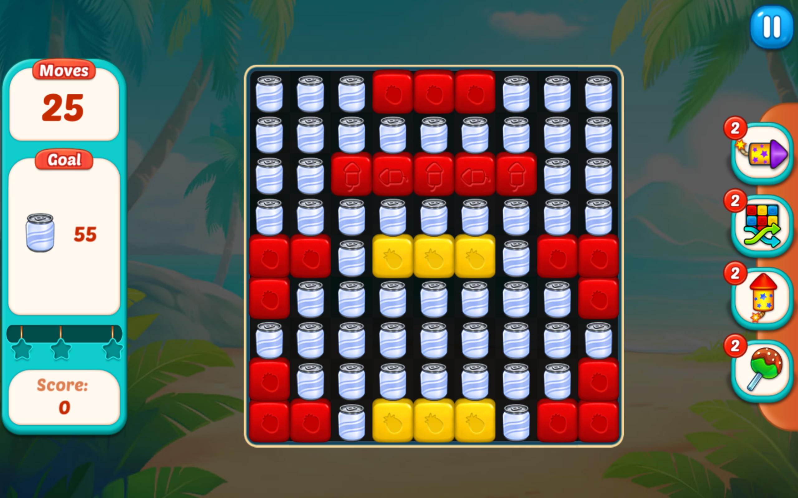 Fruit Cube Blast: Match 3 Game
