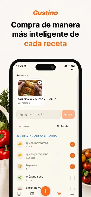 Gustino: Recetas y Menú screenshot 4 of 6