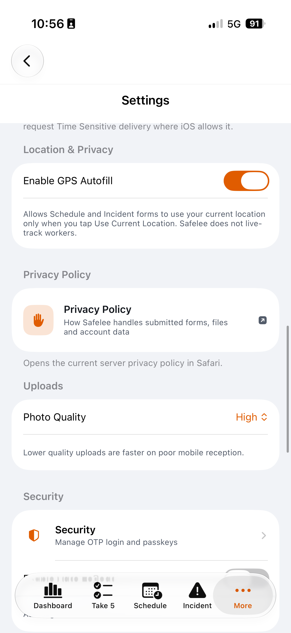 Safelee screenshot 9