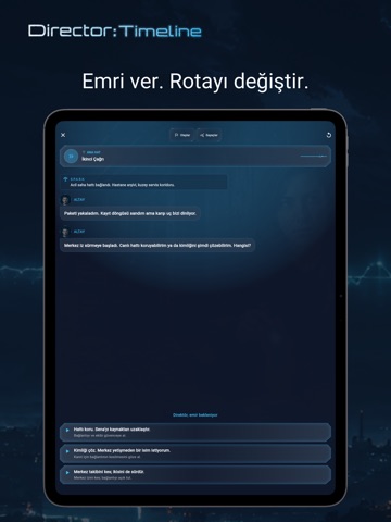 Director: Timeline iPad screenshot