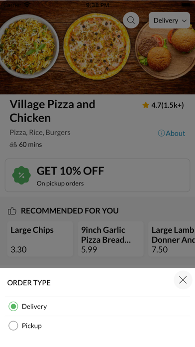 Village Pizza and Chicken Screenshot