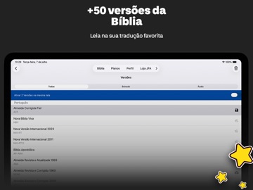 Bíblia JFA Offline iPad screenshot 8