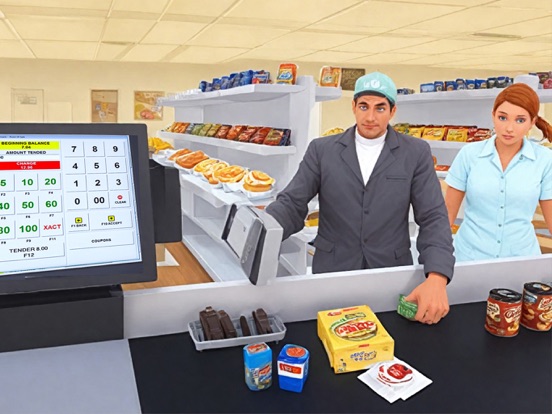 Supermarket Cashier Sim Store