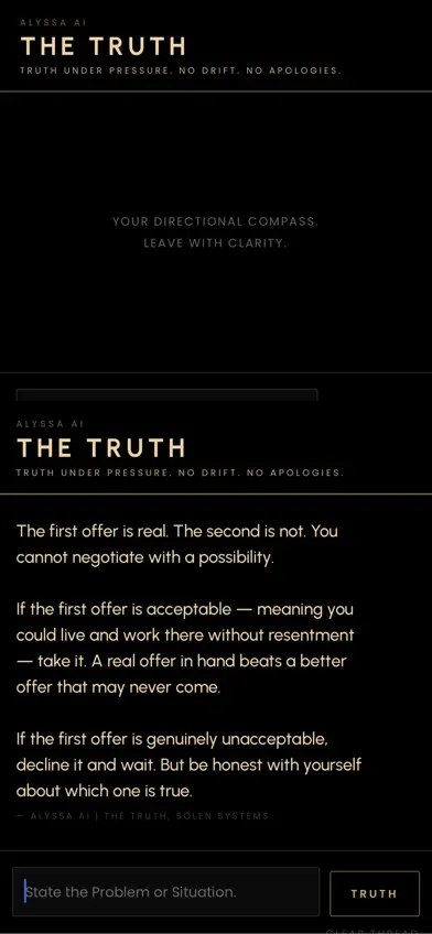 Alyssa AI | The Truth screenshot 3