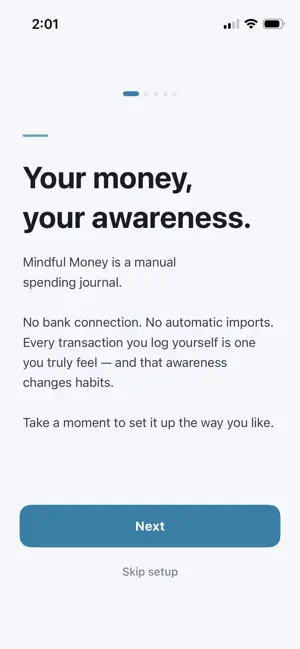 Mindful Money: Budget Log screenshot 1