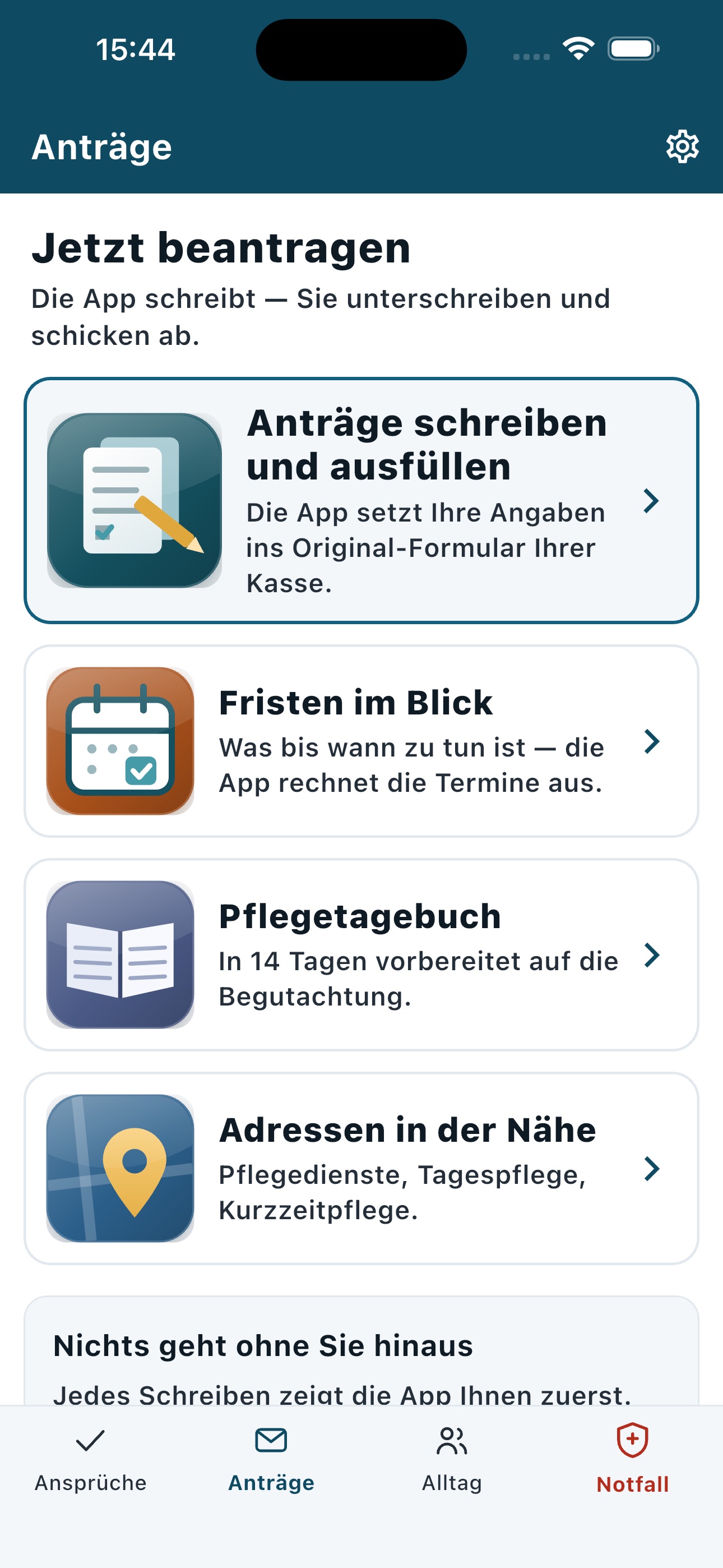 Screenshot 2 of PflegeEasy