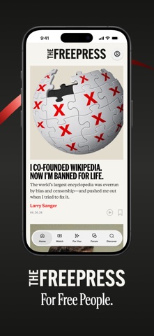 The Free Press app screenshot