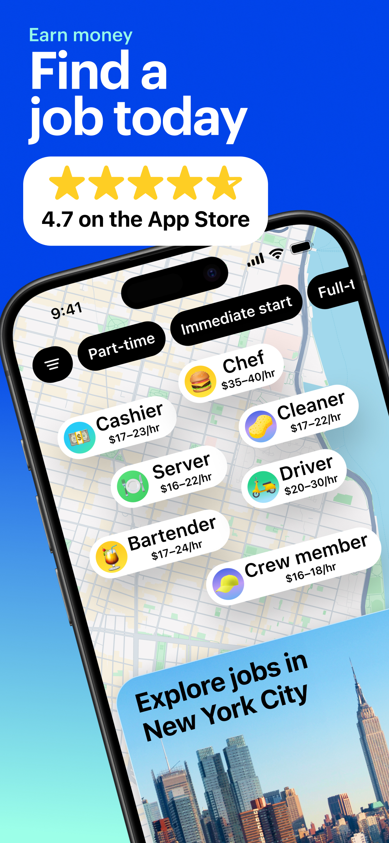 JOB TODAY: #1 Hiring App