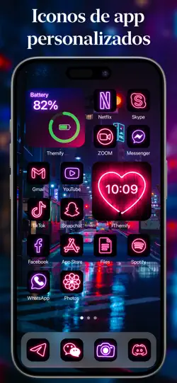 Captura de pantalla de Themify: Iconos, Temas, Widget en iPhone 4
