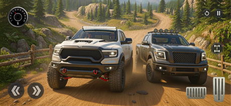 4x4 真实越野赛车游戏卡车泥浆模拟器赛车游戏 screenshot 1