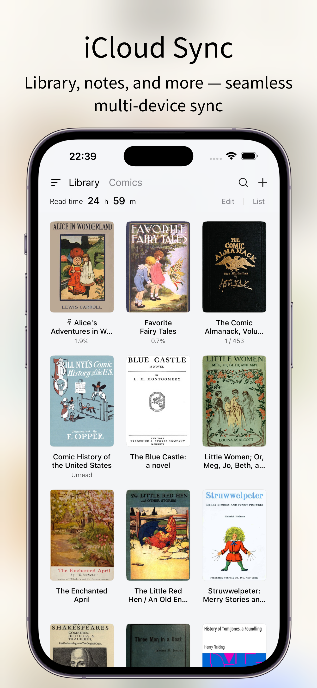 PureLibro: ebook reader