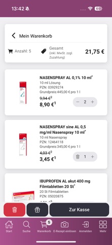 Bären-Apotheke Esslingen screenshot