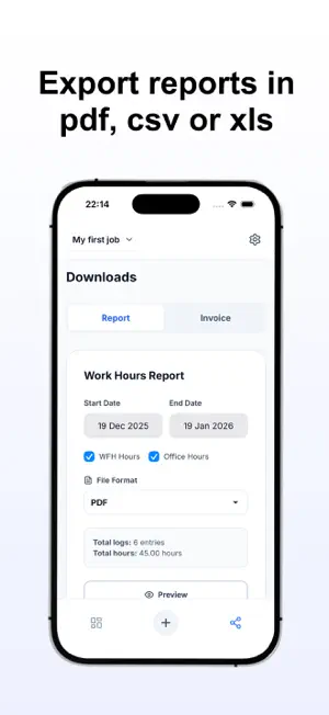 Time Log: Work Hour Tracker screenshot 3