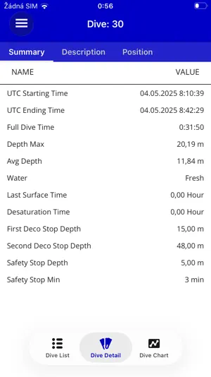 Ratio Divelogger screenshot 3