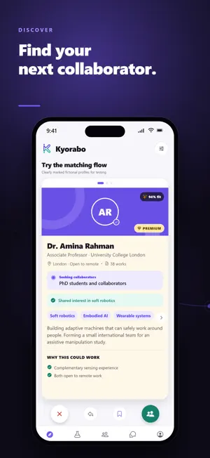 Kyorabo-Research Collaboration screenshot 1
