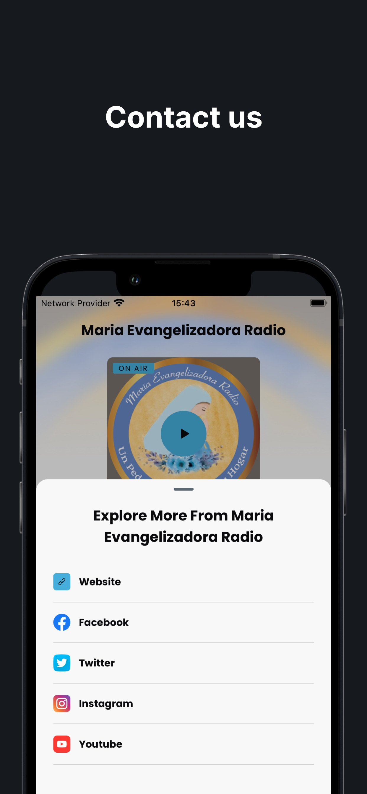 Maria Evangelizadora Radio screenshot 3