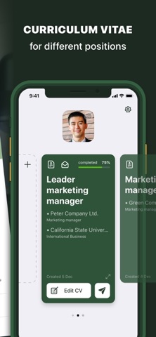 AI Resume Builder: CV Master iPhone screenshot