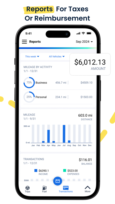 Mileage Tracker App by TripLog Screenshot