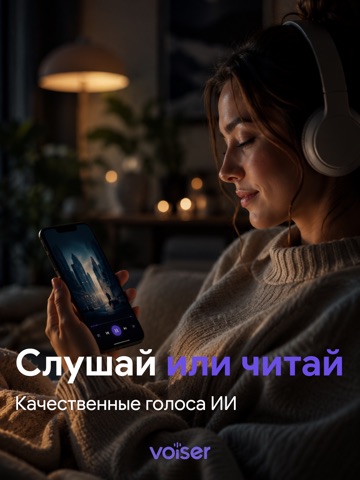 Voiser: Аудиокниги и eBook iPad screenshot 1
