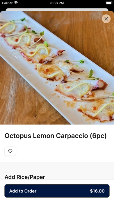 Kombu Sushi LA iPhone screenshot 4 - Food & Drink app